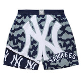 Mitchell & Ness Men's New York Yankees Jumbotron 2.0 Sublimated Shorts ThatShoeStore