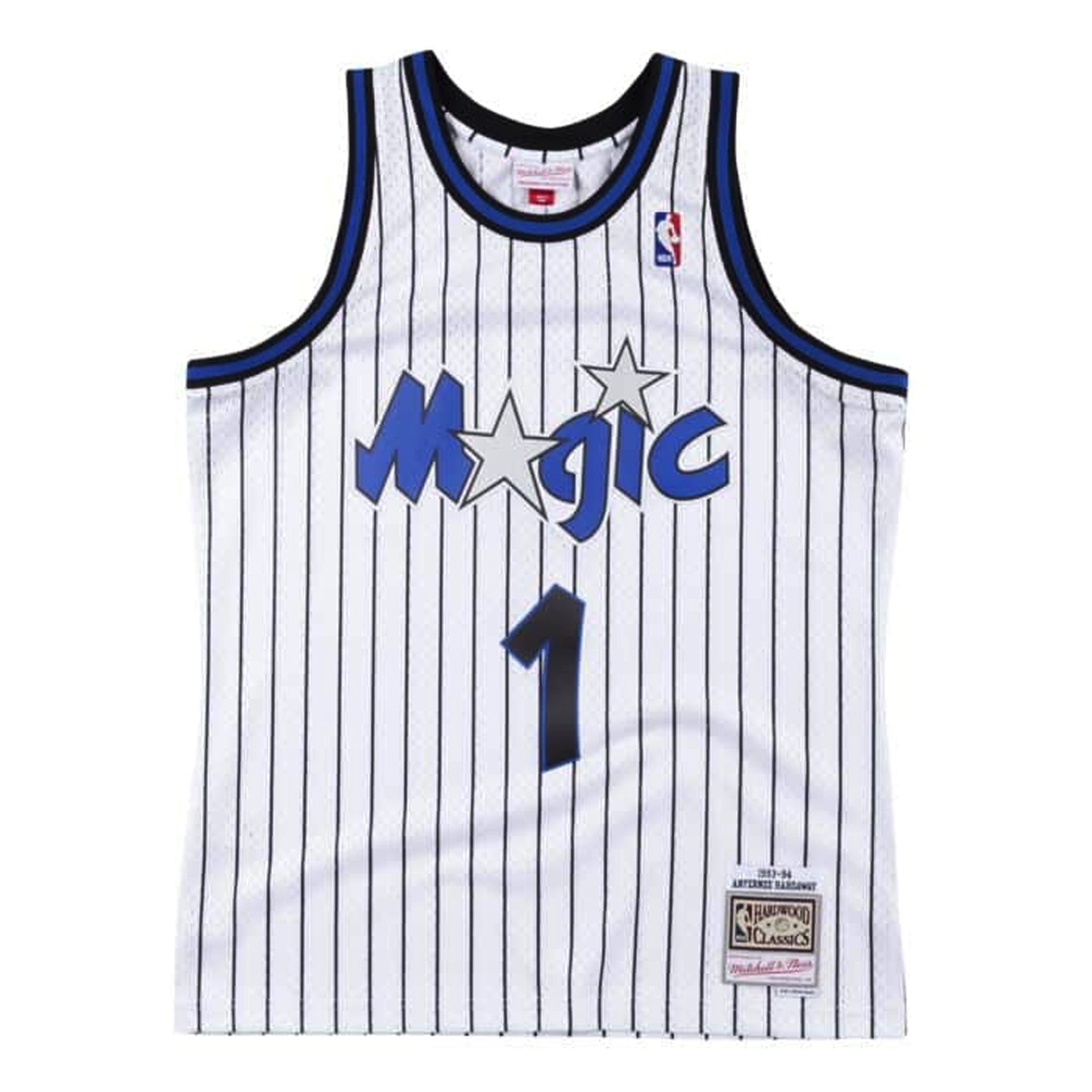 Anfernee Penny Hardaway Orlando Magic Pinstripe Champion Jersey S