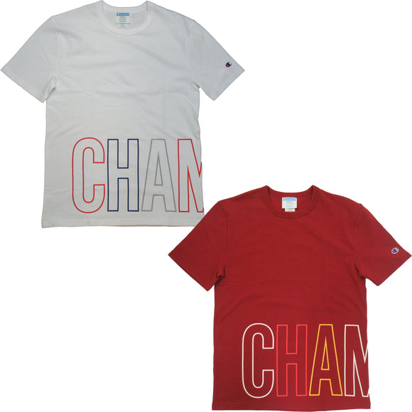 Champion Life Men's Heritage Tee, Multi-Color Wraparound Logo T-Shirt