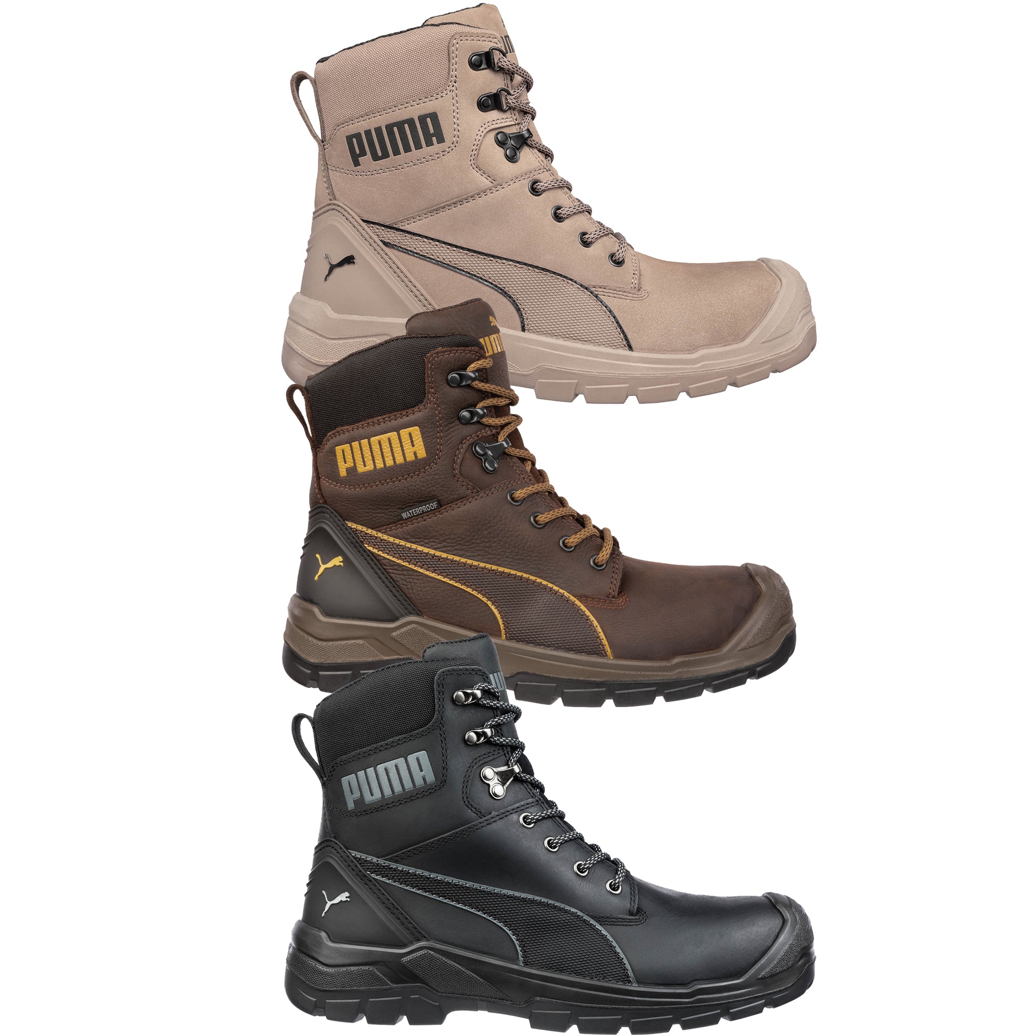 Puma Men's Conquest High EH WP ASTM Composite Toe Boots That Shoe Store More