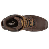Puma Men's 630785 Tornado Brown Composite Safety Toe Work Boots ThatShoeStore