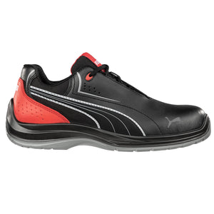 Puma Men's 643415 Touring Black Low ASTM EH Safety Composite Toe Work Shoes
