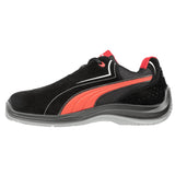 Puma Men's 643445 Touring Black Suede Low ASTM EH Safety Composite Toe Work Shoes ThatShoeStore
