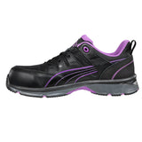 Puma Women's 643955 Stepper 2.0 Black Low Safety Composite Toe Work Shoes ThatShoeStore