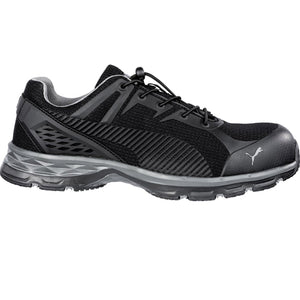 Puma Men's 643835 Fuse Motion 2.0 Black Low SD ASTM Safety Composite Toe Work Shoes