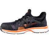Puma Men's 633875 Rush 2.0 Black Orange Mid Composite Safety Toe Metal Free Work Shoes ThatShoeStore
