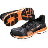 Puma Men's 633875 Rush 2.0 Black Orange Mid Composite Safety Toe Metal Free Work Shoes ThatShoeStore