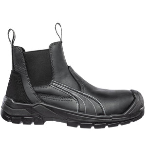 Puma Men's 630345 Tanami Black Mid Slip On Composite Safety Toe Metal Free Work Boots
