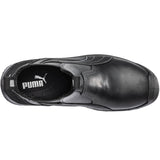 Puma Men's 630345 Tanami Black Mid Slip On Composite Safety Toe Metal Free Work Boots ThatShoeStore