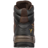 Puma Men's 630925 Tornado Brown Mid Waterproof Soft Toe Work Boots ThatShoeStore