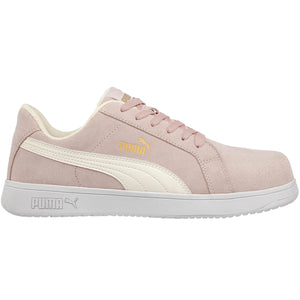 Puma Women's 640145 Icon Suede Low EH Pink Work Shoes