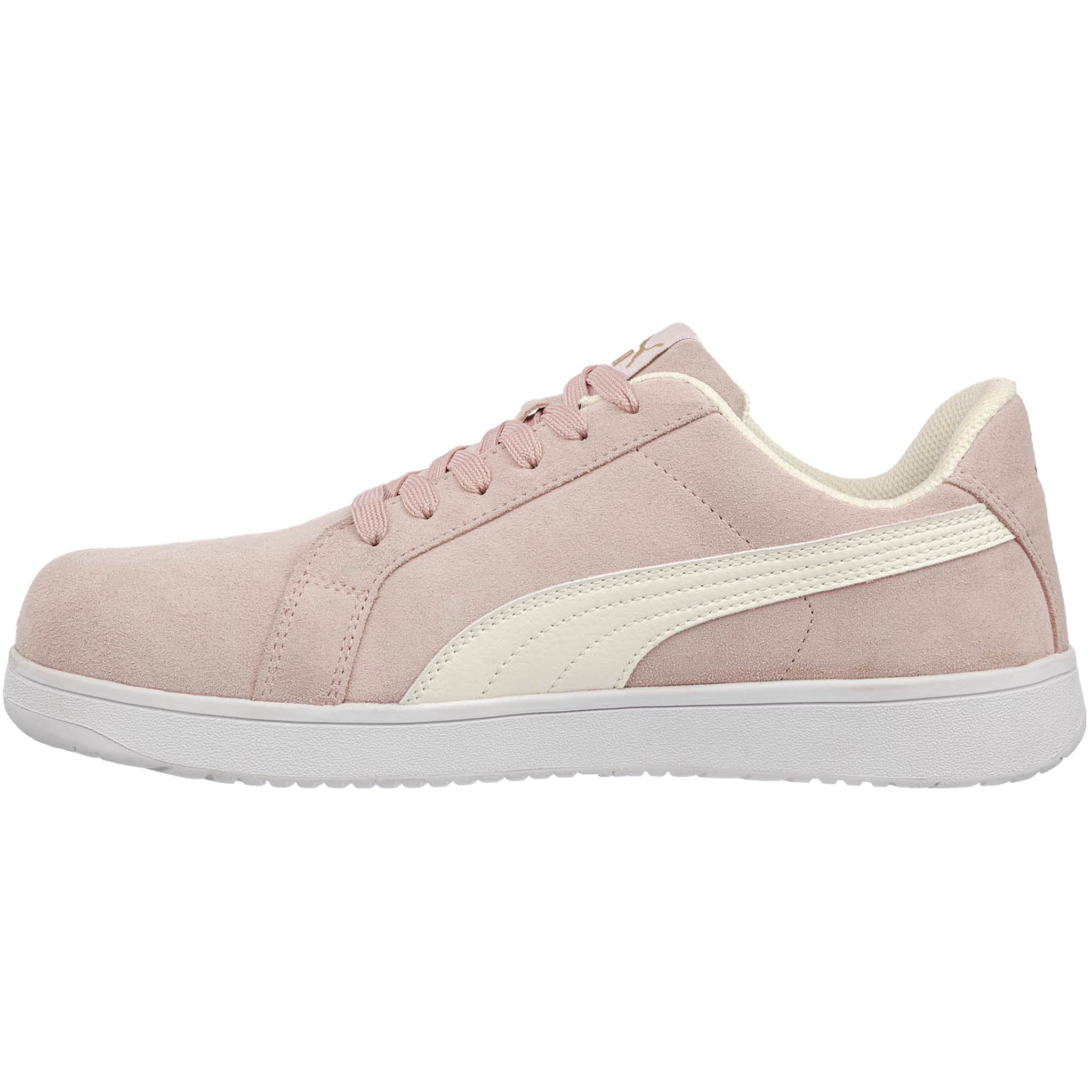 Puma Women s 640145 Icon Suede Low EH Pink Work Shoes That Shoe
