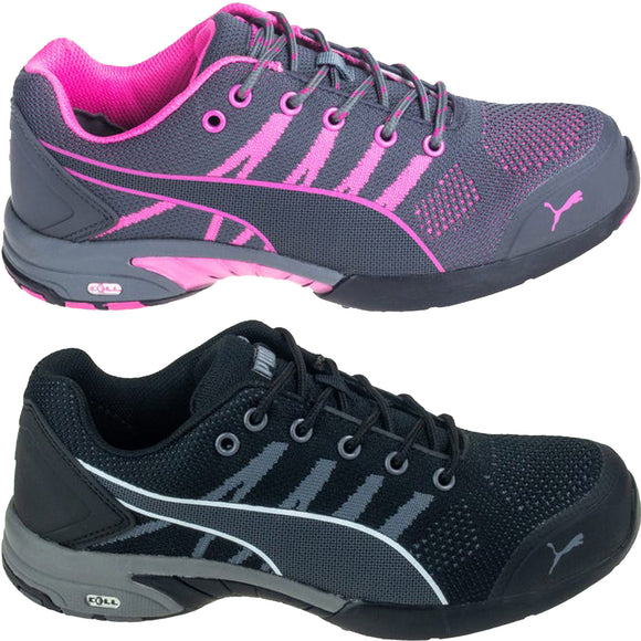 Puma Women's Celerity Knit Safety ESD Low Top Steel Toe Shoes