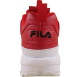 Fila Kids Red Disruptor 2 Premium Grade-School Lifestyle Casual Shoes ThatShoeStore