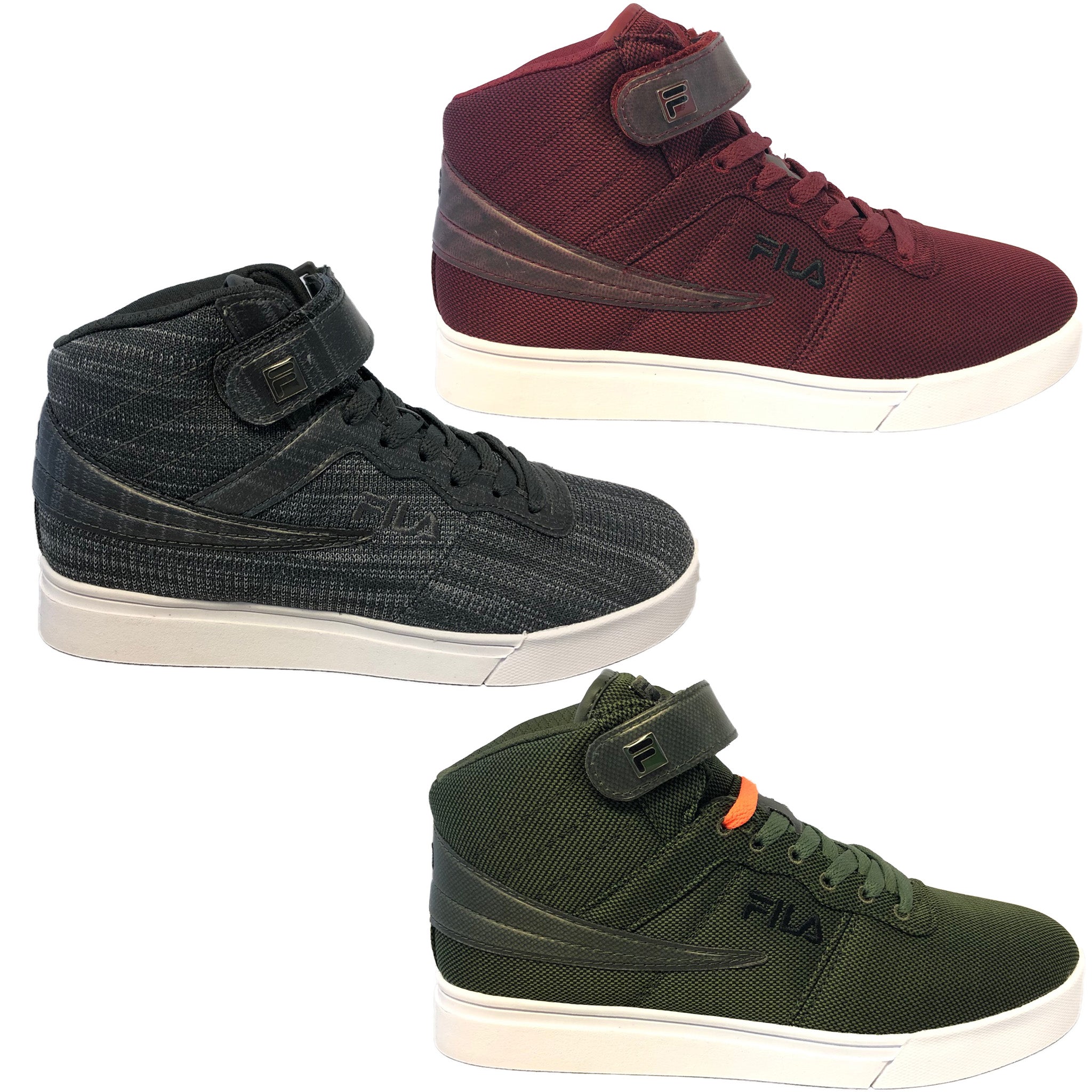 Fila Mens Vulc 13 MP Mid Plus Woven Casual Shoes – That Shoe Store and More