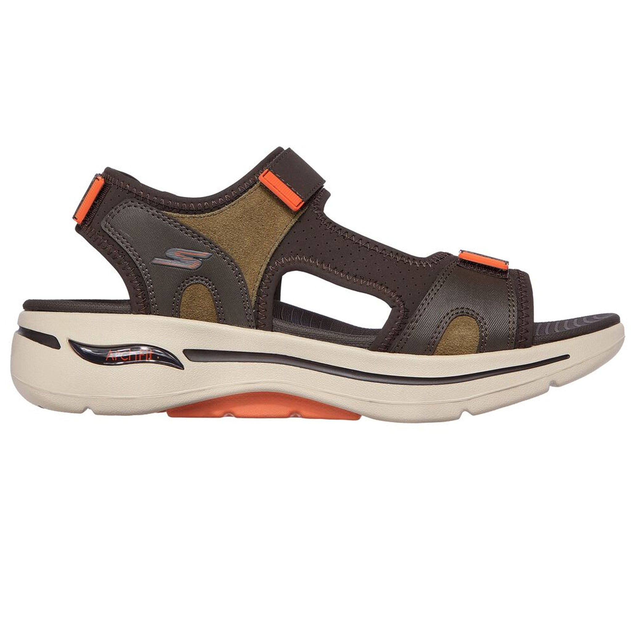 Skechers Men's 229021 Go Walk Arch Fit Sandal Mission Strap Sandals That Shoe Store and More