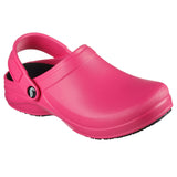 Skechers Women's 108067 Work Arch Fit Riverbound Pasay Pink Work Shoes Clogs ThatShoeStore