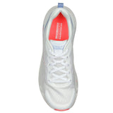 Skechers Women's 128794 GO RUN Swirl Tech Outbreak White Blue Pink Running Shoes ThatShoeStore