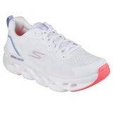 Skechers Women's 128794 GO RUN Swirl Tech Outbreak White Blue Pink Running Shoes ThatShoeStore