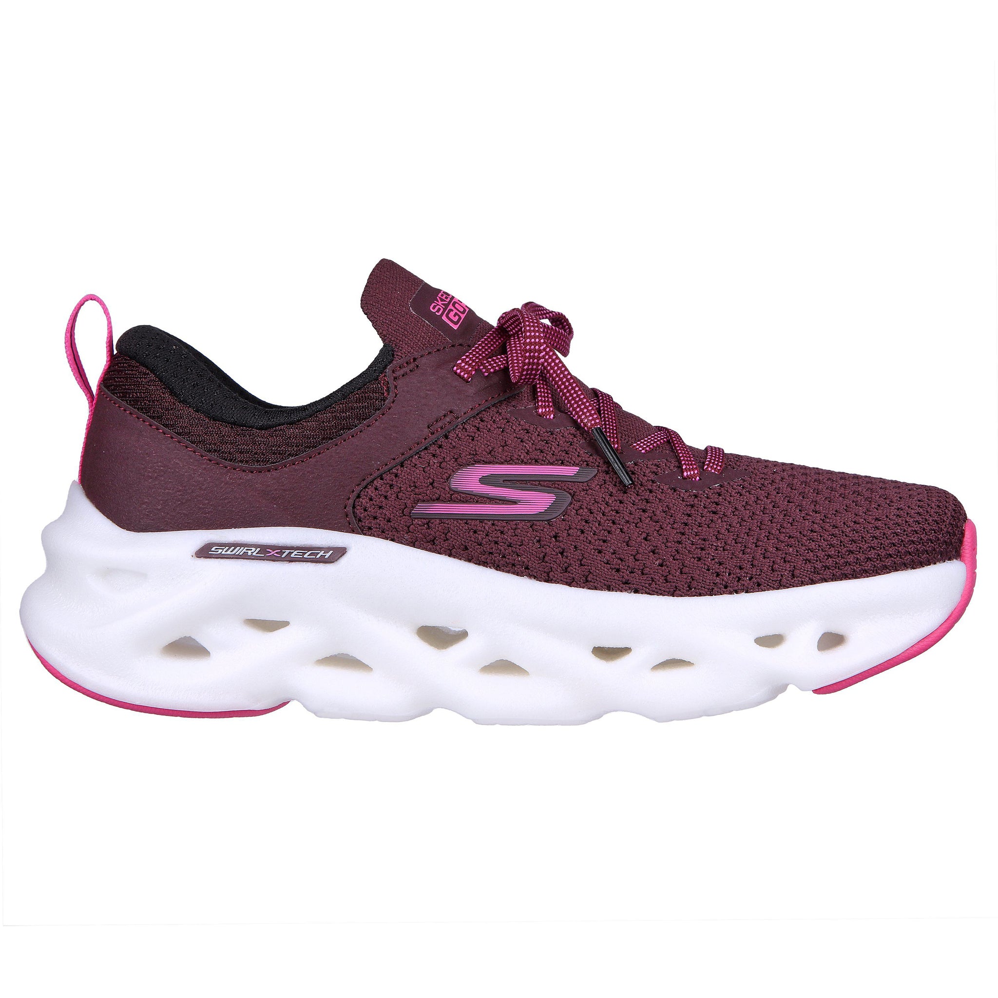 Skechers Women's 128793 GOrun Swirl Tech Charge Burgundy Athletic – That Shoe Store and More