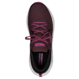 Skechers Women's 128793 GOrun Swirl Tech Dash Charge Burgundy Athletic Shoes ThatShoeStore