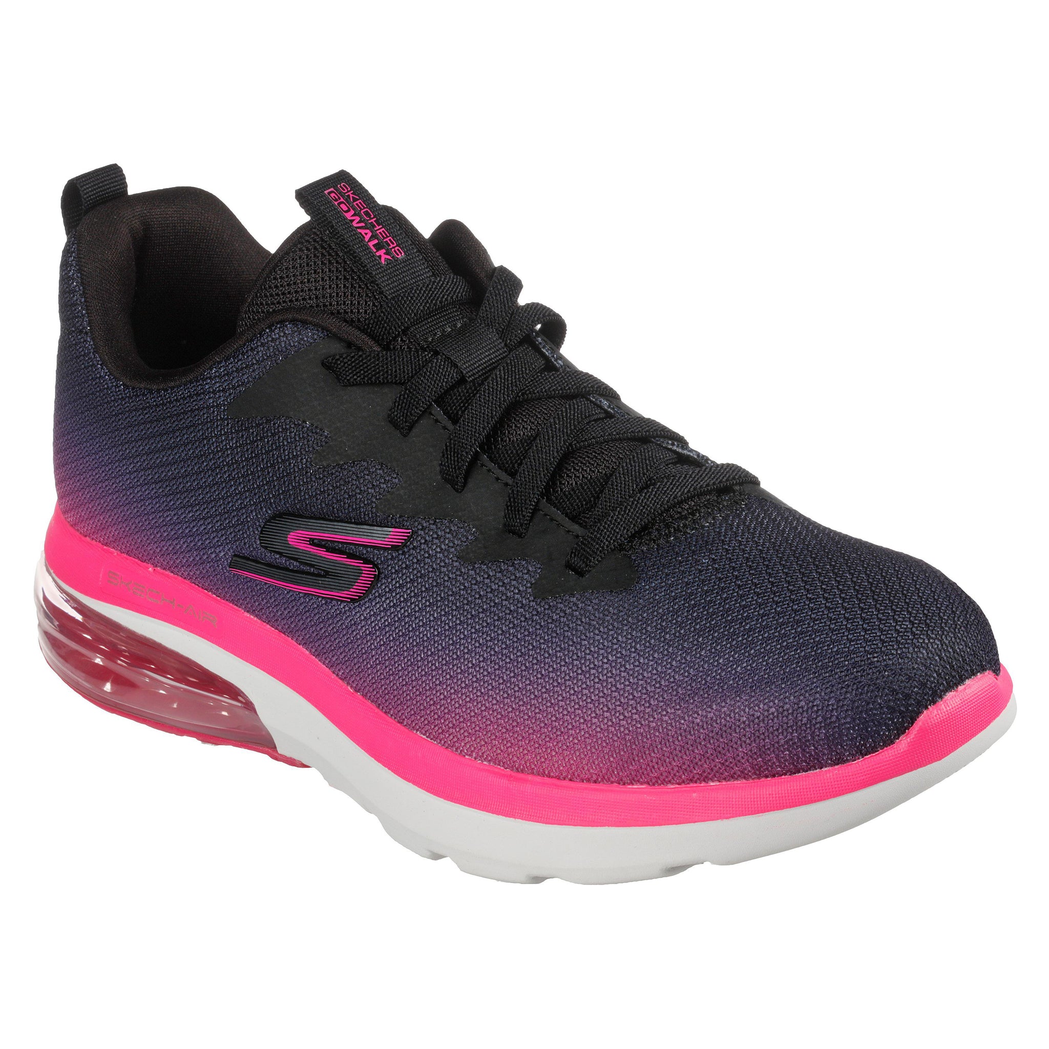 sund fornuft dome Afbestille Skechers Women's 124348 GOwalk Air 2.0 Quick Breeze Black/Hot Pink Ath –  That Shoe Store and More