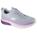 Skechers Women's 124348 GOwalk Air 2.0 Quick Breeze Gray/Lavender Athletic Shoes ThatShoeStore