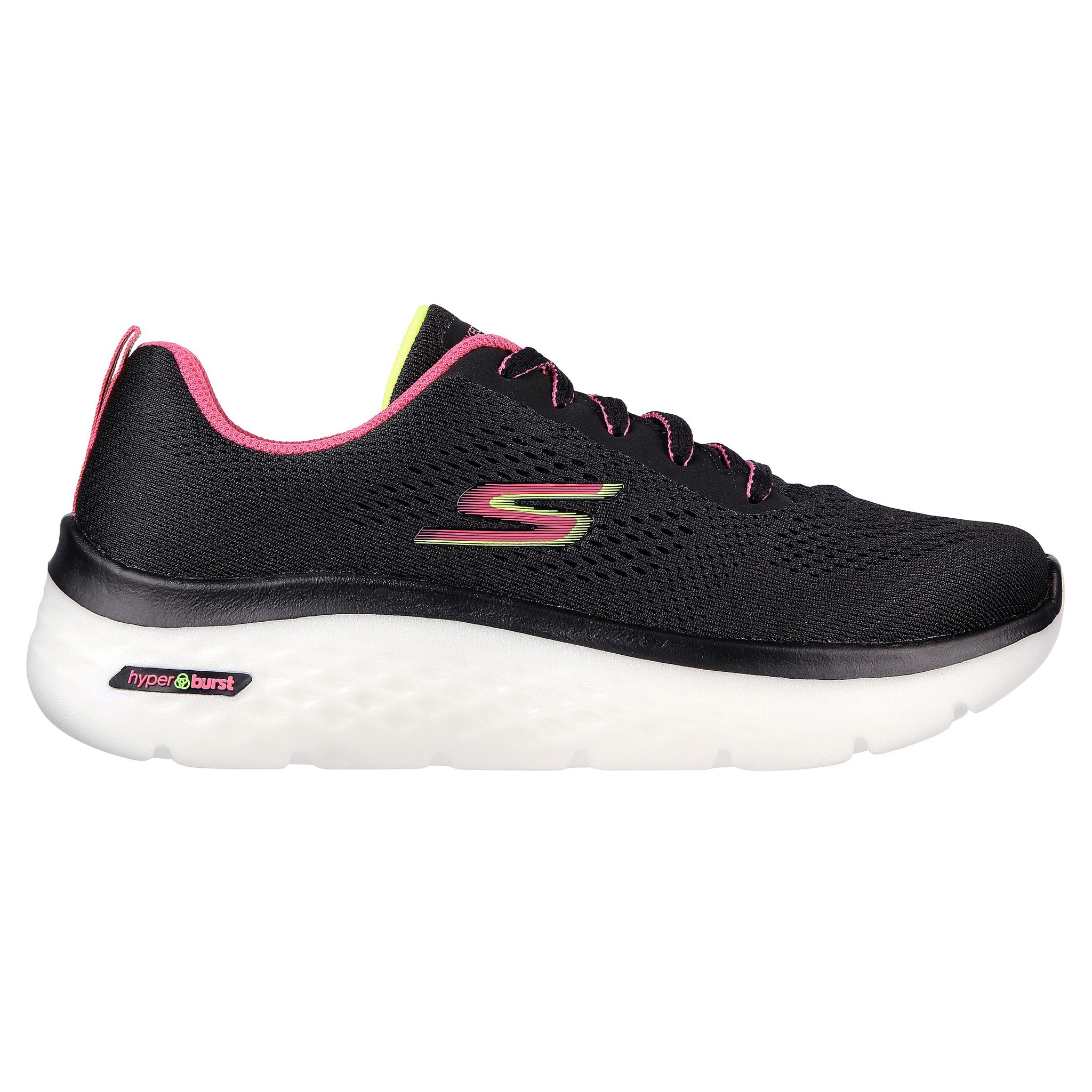 erectie fysiek lager Skechers Women's 124578 Go Walk Hyper Burst-Space Insight Black/Multi –  That Shoe Store and More