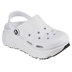 Skechers Women's 108059 Max Cushioning SR White Work Clogs