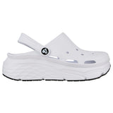 Skechers Women's 108059 Max Cushioning SR White Work Clogs ThatShoeStore