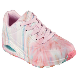 Skechers Women's 155137 Uno Like Water Pink/Multi Casual Shoes