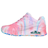 Skechers Women's 155137 Uno Like Water Pink/Multi Casual Shoes ThatShoeStore