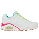 Skechers Women's 155184 Uno - Neano White/Multi Casual Shoes ThatShoeStore