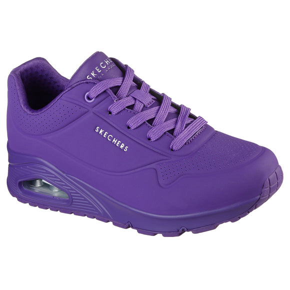 Skechers Women's 73667 Uno Night Shades Purple Casual Shoes