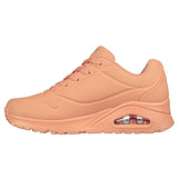 Skechers Women's 177125 Uno - Bright Air Coral Casual Shoes ThatShoeStore