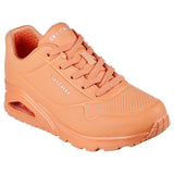 Skechers Women's 177125 Uno - Bright Air Coral Casual Shoes ThatShoeStore