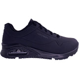 Skechers Men's 200054 Uno SR Satal Slip Resistant Black Work Shoes ThatShoeStore