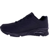 Skechers Men's 200054 Uno SR Satal Slip Resistant Black Work Shoes ThatShoeStore