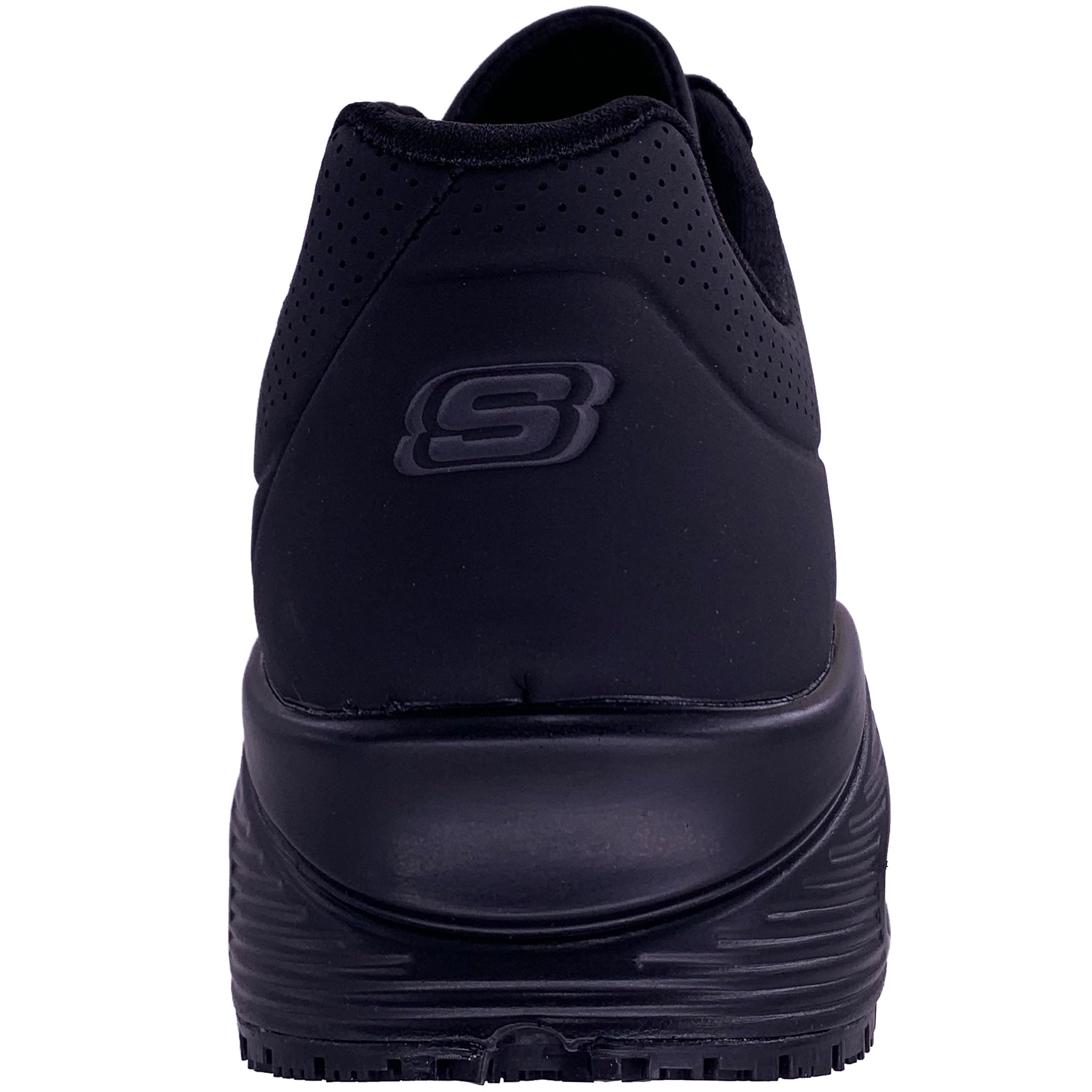 Skechers Work Relaxed Fit Uno SR Sutal Men\'s Black Slip-Resistant Shoes 9.5/10 Skechers Relaxed Fit Uno Sutal SR | Men main image 2