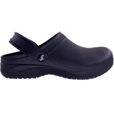 Skechers Men's 200092 Arch Fit Riverbound Slip Resistant Work Shoes Clogs Black ThatShoeStore