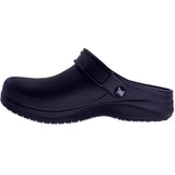 Skechers Men's 200092 Arch Fit Riverbound Slip Resistant Work Shoes Clogs Black ThatShoeStore