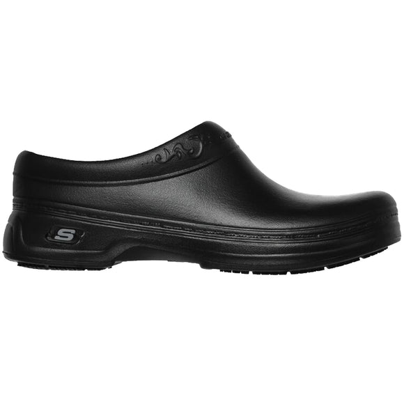 Skechers Women's 76381 Oswald Balder Slip Resistant Work Clogs Shoes