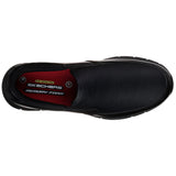 Skechers Men's 77157 Nampa Groton Slip Resistant Black Work Shoes ThatShoeStore