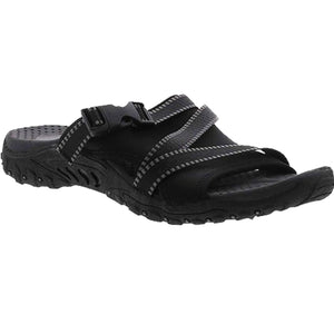 Skechers Women's Reggae Perfect Planning 163290 Black Vegan Sandals