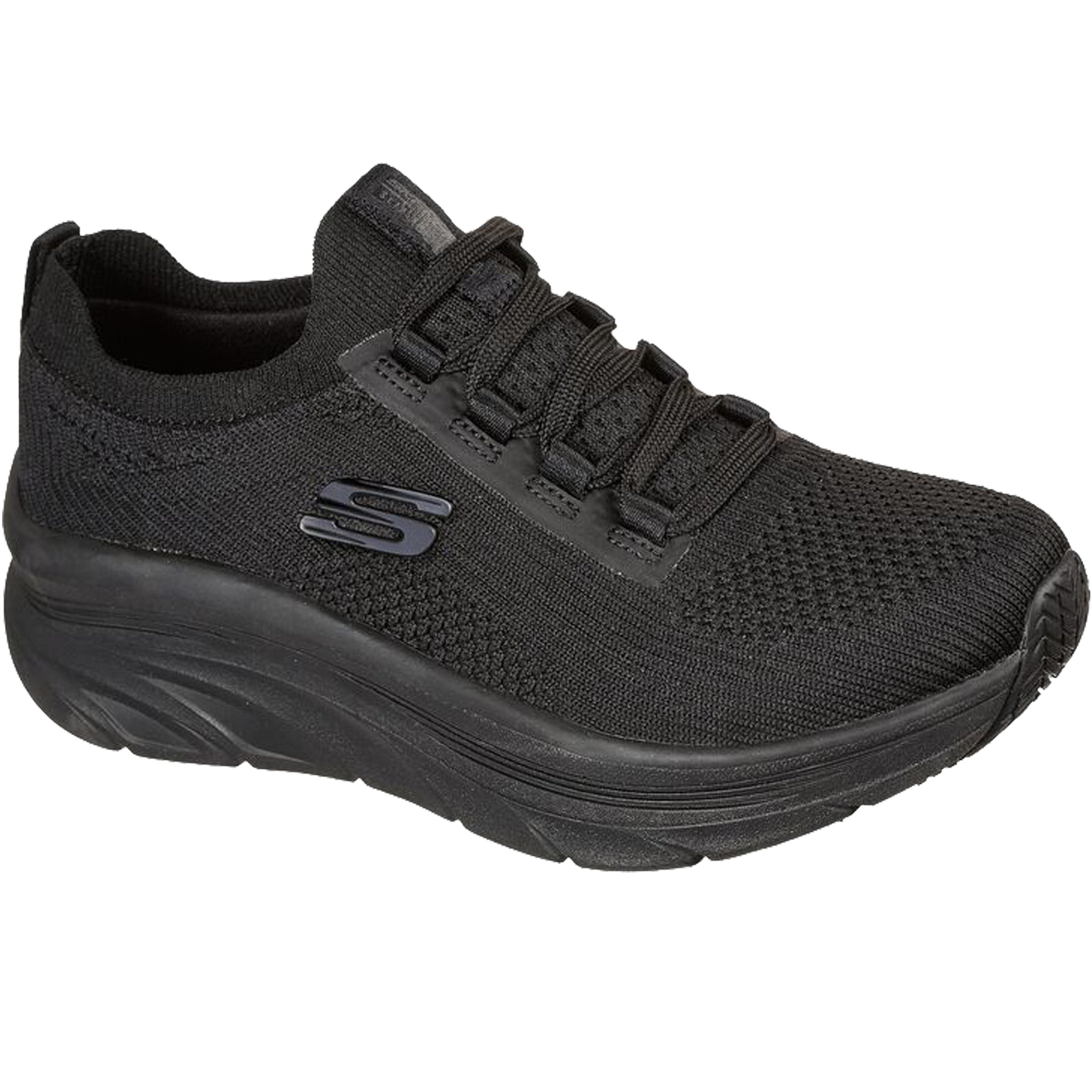 Skechers black shop work shoes womens