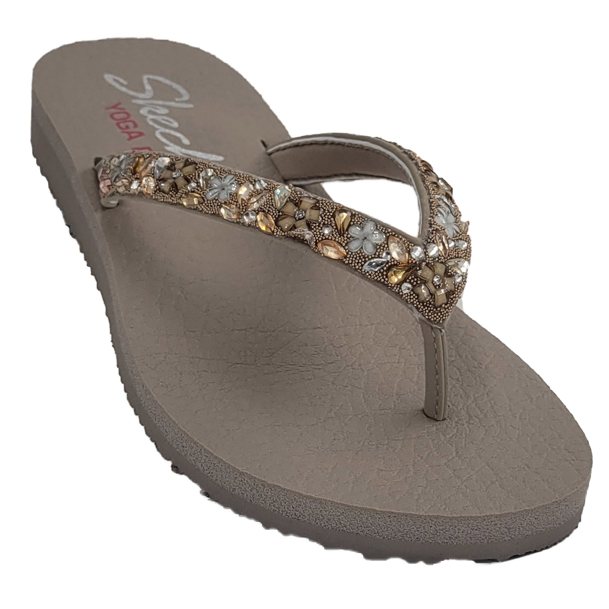 skechers yoga foam rose gold