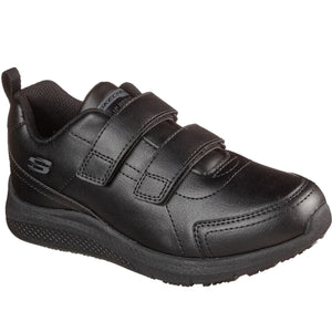Slip Resistant Mens Velcro Skechers Skechers 232578 Fortner Black