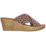 Skechers Women's 32968 Beverlee Vacation Mode Luxe Foam Wedge Sandals ThatShoeStore