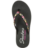 Skechers Women's 119153 Meditation Daisy Garden Vegan Yoga Foam Thong Sandals ThatShoeStore