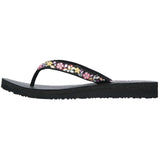 Skechers Women's 119153 Meditation Daisy Garden Vegan Yoga Foam Thong Sandals ThatShoeStore